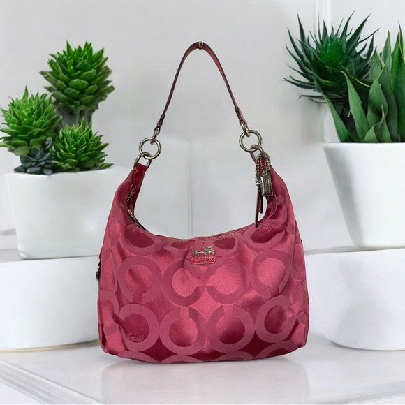 Coach Handbags - Auth Coach 14337 Madison Hailey Op Art In Pink bag - Very Rare